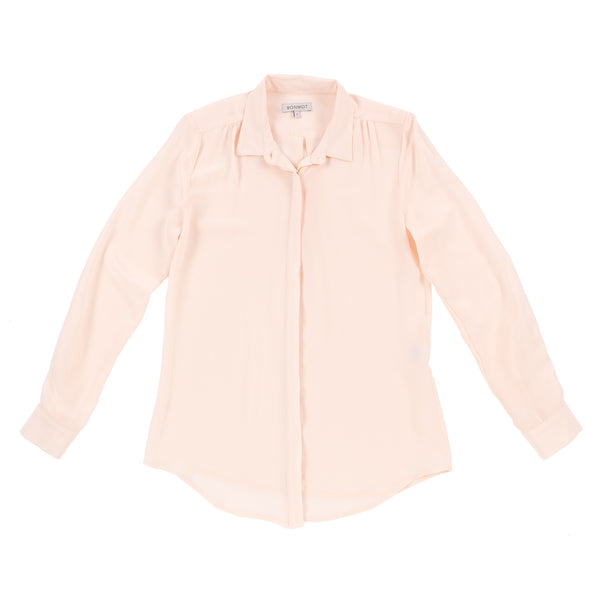 Gemma Blouse, Pale Blush