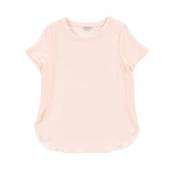 Beatrice Tee, Pale Blush