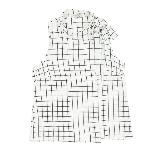 Wrap T-Neck, Windowpane