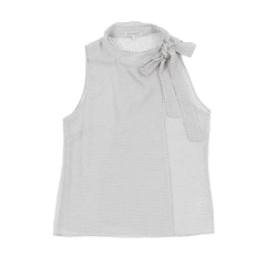 Wrap T-Neck, Dobby Silk