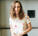 Beatrice Tee, Watercolor Floral