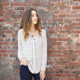 Gemma Blouse, Windowpane